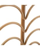 Décoration murale en métal Panama marron - 160x2x80cm