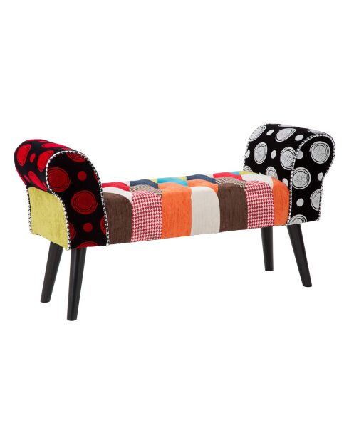 Banc Impérial  multicolore - 102x31x54 cm
