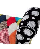 Banc Impérial  multicolore - 102x31x54 cm