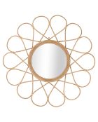 Miroir Mural Almeria marron - 65.5x3 cm