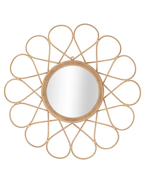 Miroir Mural Almeria marron - 65.5x3 cm