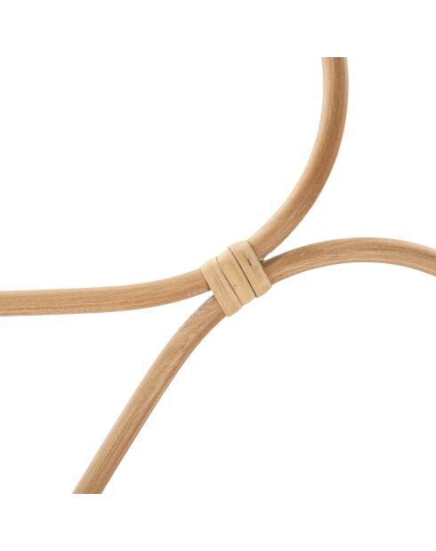 Miroir Mural Almeria marron - 65.5x3 cm