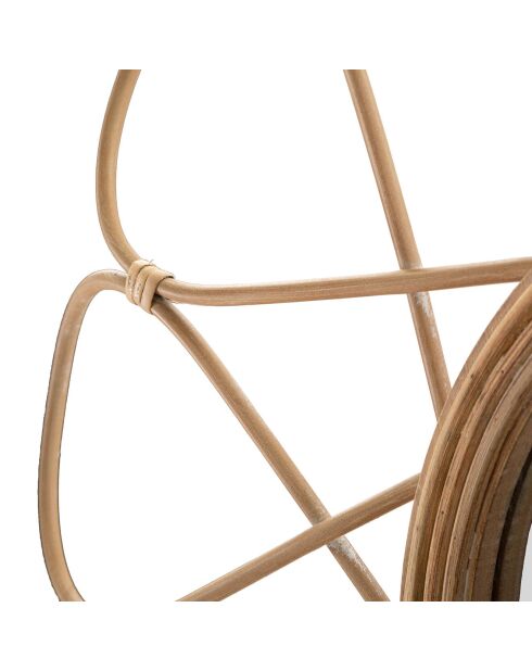 Miroir Mural Almeria marron - 65.5x3 cm