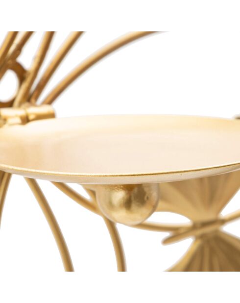 Portacandele da parete Golden Butterflies - 61x12x34 cm