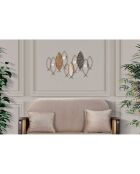 Bougeoir Mural Poisson  multicolore - 66x9x40.5 cm
