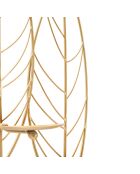 Bougeoir mural Leaf doré - 66x14x56 cm