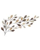 Ramo veelkleurige metalen wanddecoratie - 115,5x6x65 cm