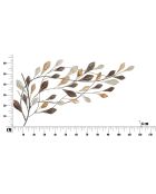 Ramo veelkleurige metalen wanddecoratie - 115,5x6x65 cm