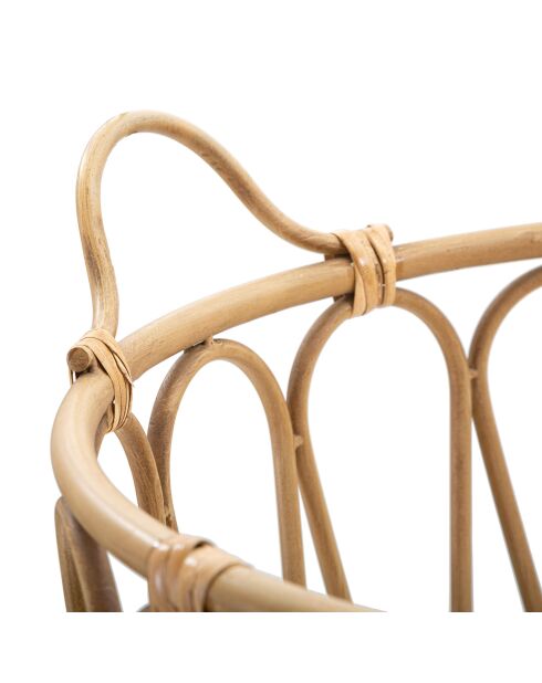 Panier Panama  marron - D.49.6x42 cm