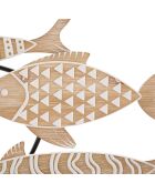 Décoration Murale Fishy multicolore - 118x5.7x46.4 cm