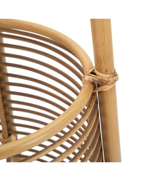 Porte-manteau et parapluie marron - D.49x49x175 cm