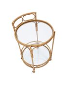 Chariot Panama Rond  marron - D.51x74 cm