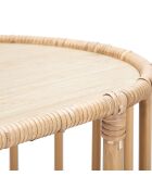 Console Panama 3 Étagères  marron - 120x37.5x80 cm