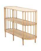 Console Panama 3 Étagères  marron - 120x37.5x80 cm