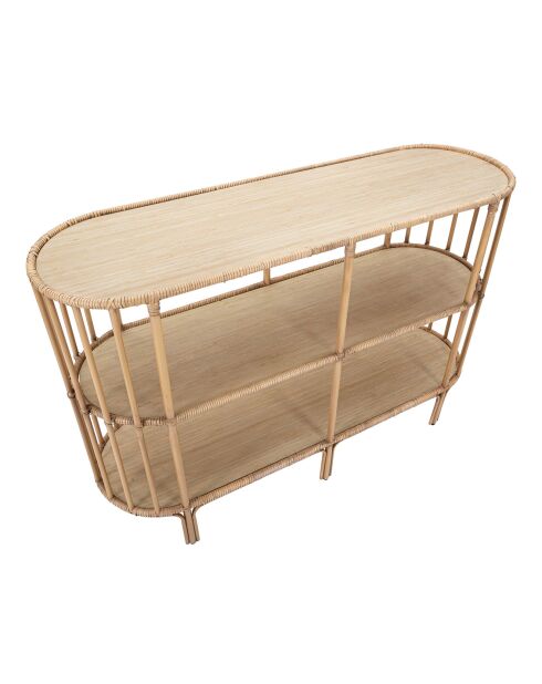 Console Panama 3 Étagères  marron - 120x37.5x80 cm