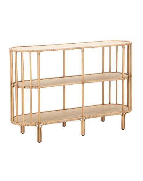 Console Panama 3 Étagères  marron - 120x37.5x80 cm