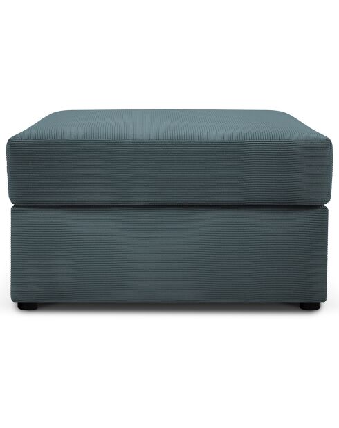 Pouf Quince bleu - 64x64x37 cm