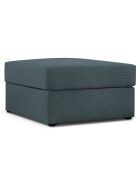 Pouf Quince bleu - 64x64x37 cm