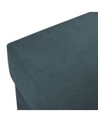 Pouf Quince bleu - 64x64x37 cm