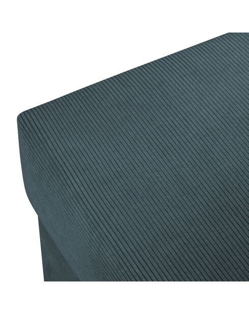 Pouf Quince bleu - 64x64x37 cm