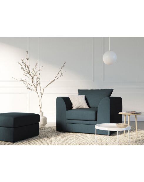 Fauteuil Quince bleu - 97x92x80 cm