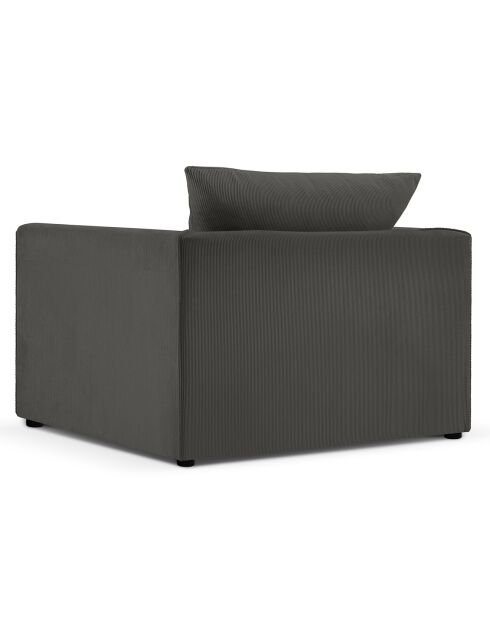 Fauteuil Quince gris foncé - 97x92x80 cm
