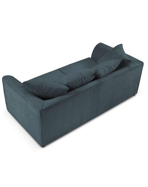 Canapé Quince 3 Places bleu - 182x92x80 cm