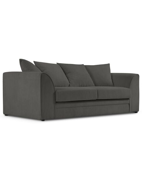 Canapé Quince 3 Places gris foncé - 182x92x80 cm