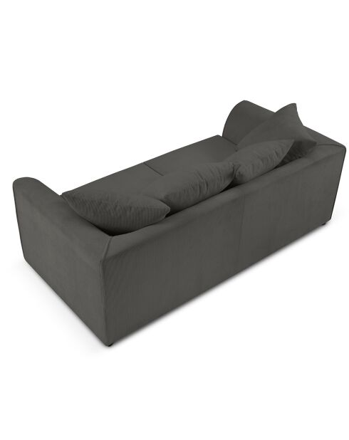 Canapé Quince 3 Places gris foncé - 182x92x80 cm