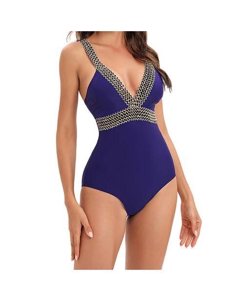 Maillot de bain 1 Pièce Anna bleu