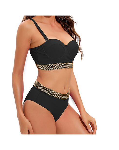 Maillot de bain 2 Pièces Kali noir