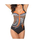 Maillot de bain 1 Pièce Sakura orange
