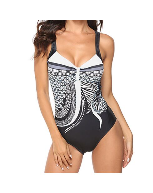 Maillot de bain 1 Pièce Sakura blanc