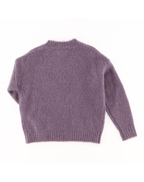 Pull en Laine & Mohair mélangés Maessa  mauve