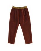 Pantalon en Velours Pirouette cacao