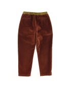 Pantalon en Velours Pirouette cacao