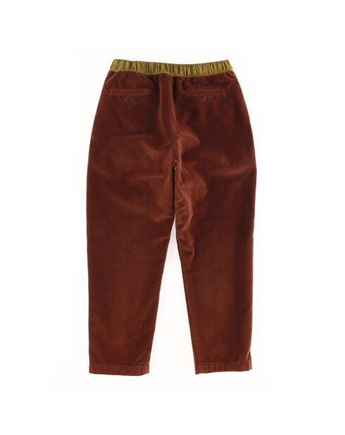 Pantalon en Velours Pirouette cacao