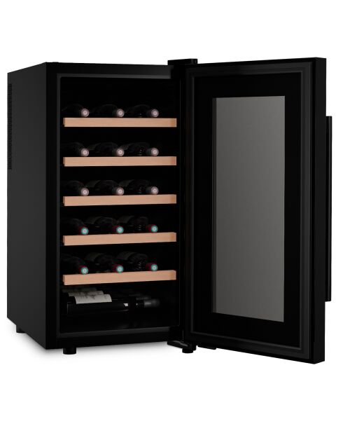 Cave à vin 18 bouteilles pose libre noire - 34.8x48.5x67 cm