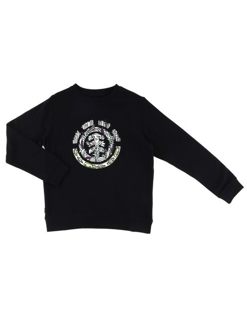 Sweat col rond logo noir