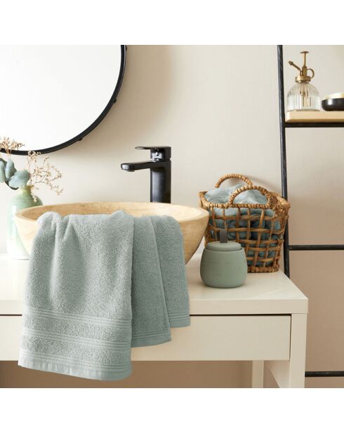 Serviette de toilette Spa céladon