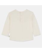 T-Shirt en Coton bio Lamo imprimé écru