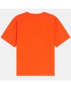 T-Shirt en Coton bio Justin orange