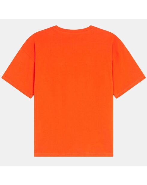 T-Shirt en Coton bio Justin orange