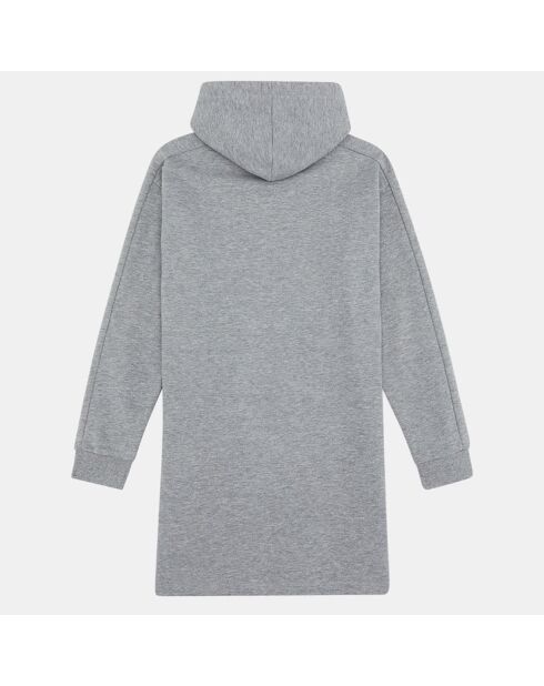 Robe en Coton molletonné Thea Oeko-Tex® gris chiné