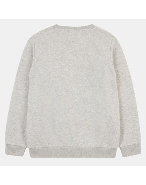 Sweat en Coton bio mélangé Gabi Oeko-Tex® gris chiné