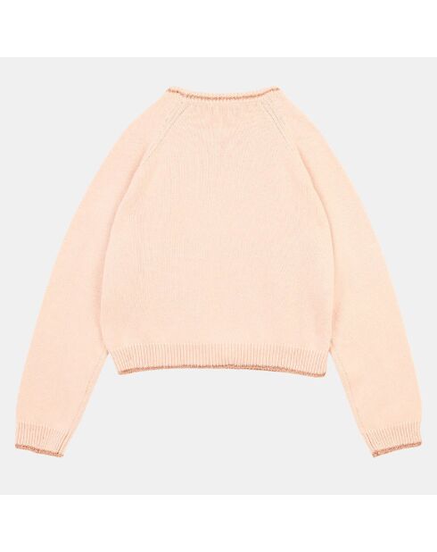 Pull en Maille mélangée Florence mouliné rose