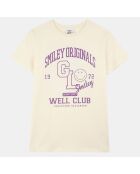 T-Shirt en Coton bio Smiley® écru