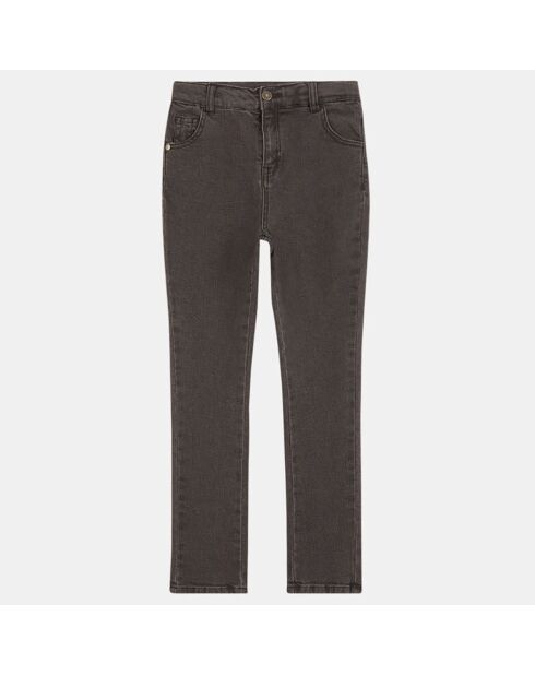 Jean skinny Tarra en Coton bio stretch gris