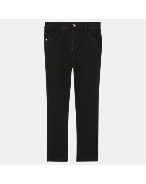 Jean skinny Tarra en Coton bio stretch noir