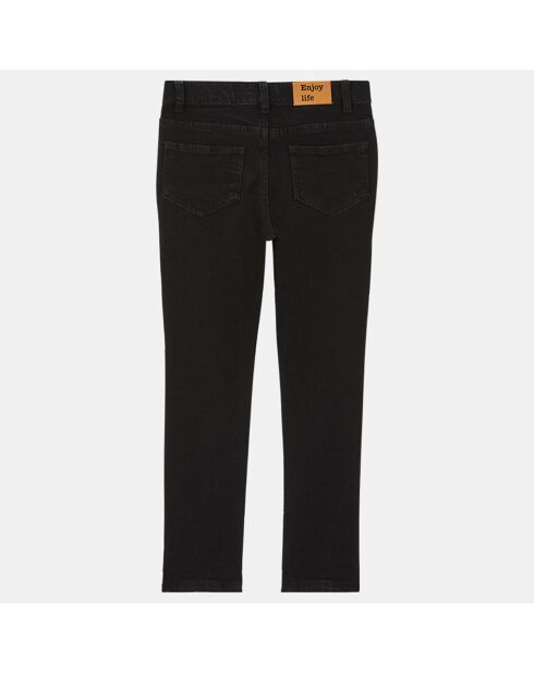 Jean skinny Tarra en Coton bio stretch noir